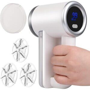 Rechargeable Fabric Shaver, Electric Commercial Lint Remover with LED Display